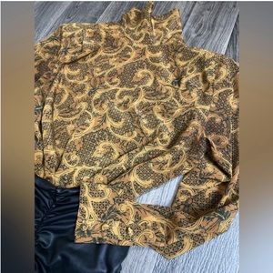 Jac Dale Women Brown Long Sleeve Blouse